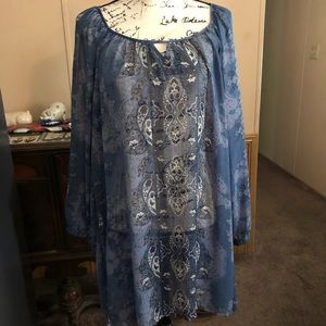 Plus size ladies blouse